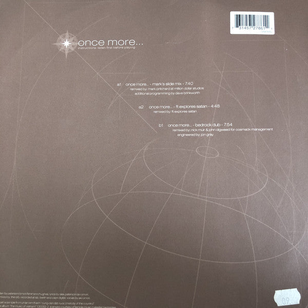 Orb* : Once More... (12", Single, Promo, Bro)