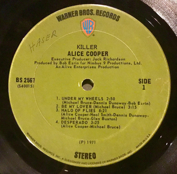 Alice Cooper : Killer (LP, Album, Pit)