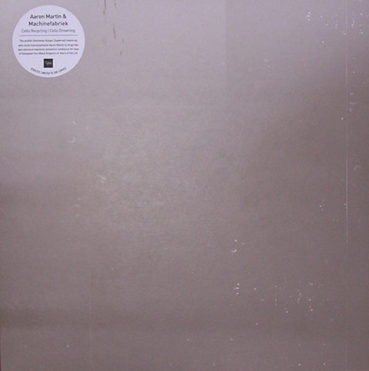 Aaron Martin (2) & Machinefabriek : Cello Recycling | Cello Drowning (10", Ltd)