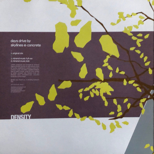 Vincenzo & Schmoov* Present Days Drive By : Skylines & Concrete (12")