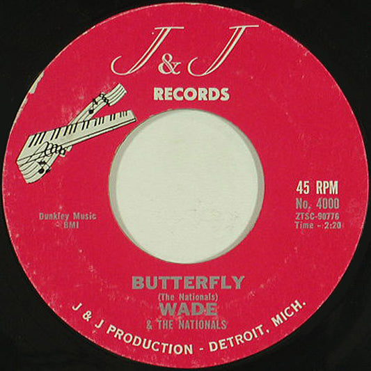 Wade & The Nationals : Butterfly / Johnny (7", Single)