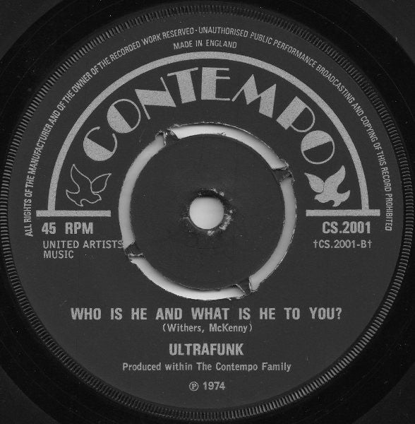 Ultrafunk : Living For The City (7", 4-P)