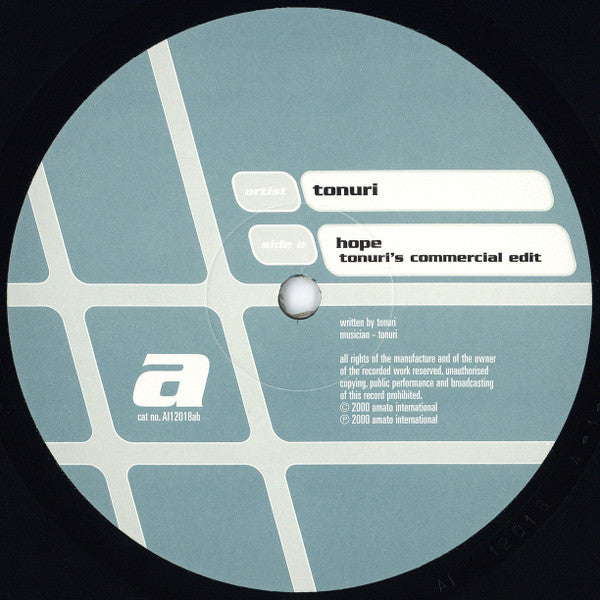Tonuri : Hope (12")