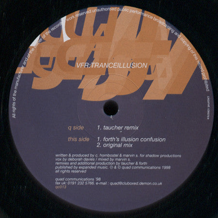 VFR* : Tranceillusion (12")