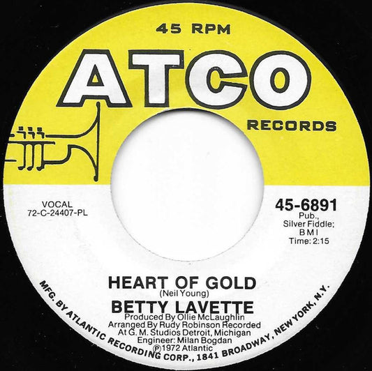 Bettye Lavette : Heart Of Gold / You'll Wake Up Wiser (7", Single)