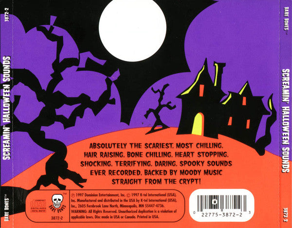 Unknown Artist : Screamin' Halloween Sounds (CD)