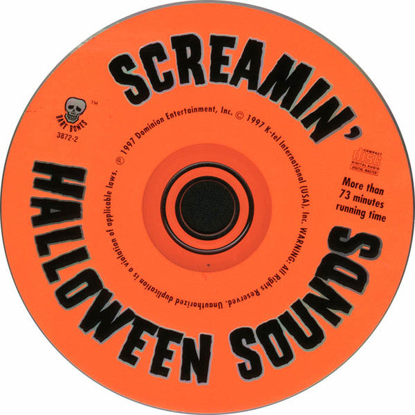 Unknown Artist : Screamin' Halloween Sounds (CD)