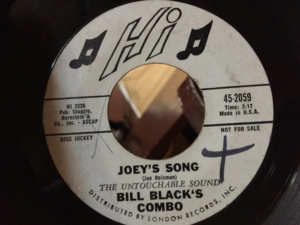 Bill Black's Combo : Hot Taco / Joey's Song (7", Promo)