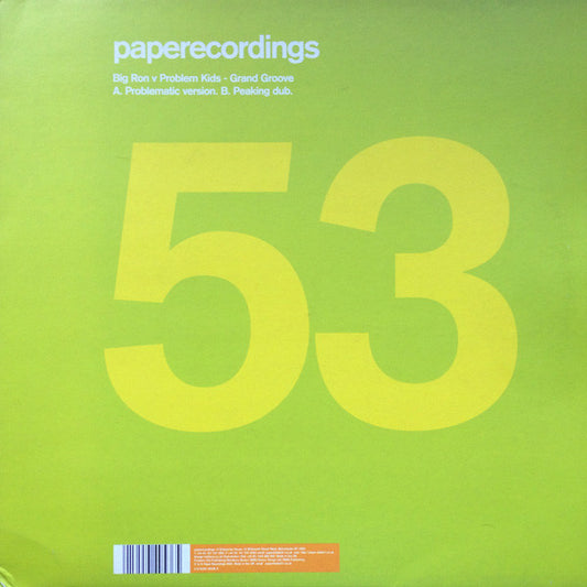 Big Ron vs. Problem Kids : Grand Groove (12")