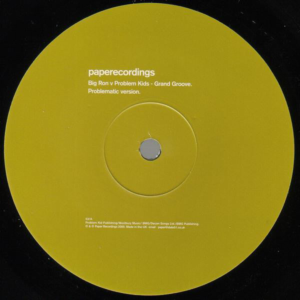 Big Ron vs. Problem Kids : Grand Groove (12")