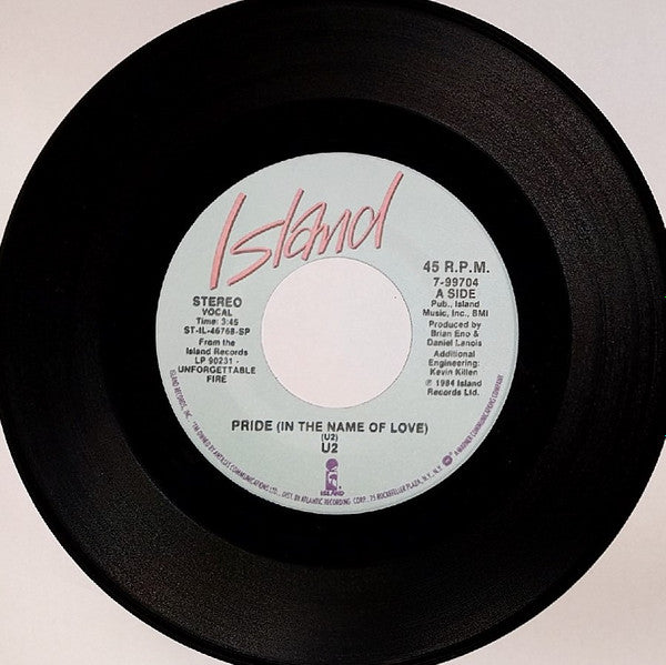 U2 : Pride (In The Name Of Love) (7", Single, Spe)