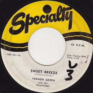 Vernon Green And The Phantoms (32) : The Old Willow Tree / Sweet Breeze (7", Single)