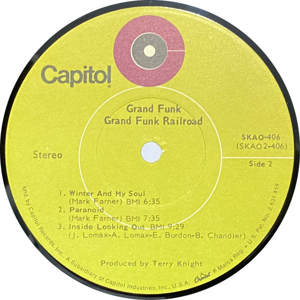 Grand Funk Railroad : Grand Funk (LP, Album, Jac)