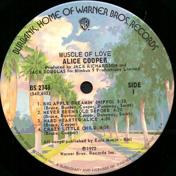 Alice Cooper : Muscle Of Love (LP, Album, Ter)