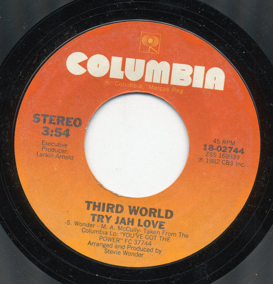 Third World : Try Jah Love (7", Styrene)