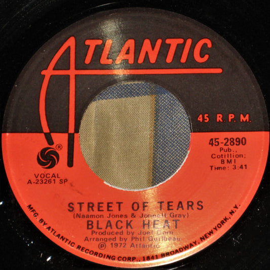 Black Heat : Street Of Tears / Chip's Funk (7", Single, SP )