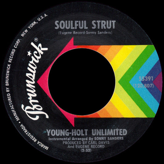 Young Holt Unlimited : Soulful Strut (7", Single, Pin)