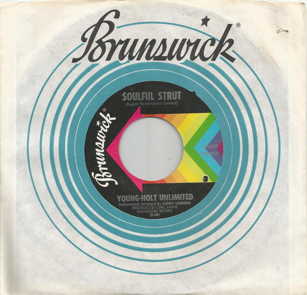 Young Holt Unlimited : Soulful Strut (7", Single, Pin)