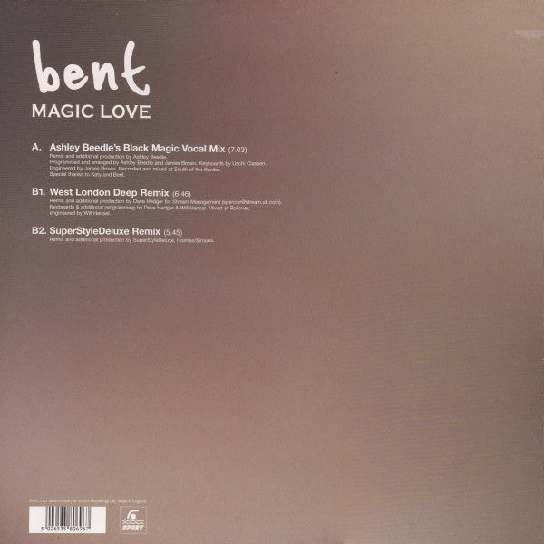 Bent : Magic Love (12")