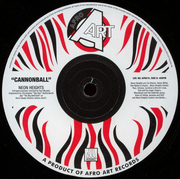 Neon Heights : Cannonball (12")