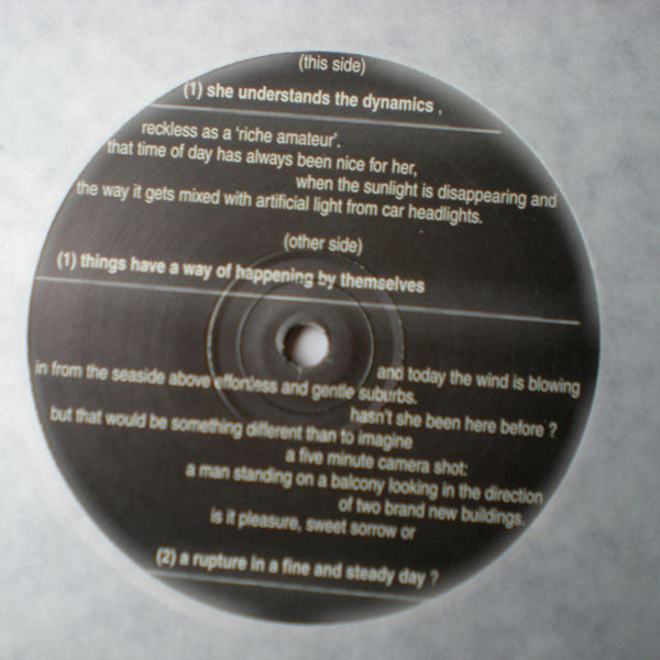 To Rococo Rot : She Understands (12")