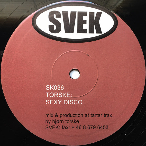 Bjørn Torske : Sexy Disco (10")
