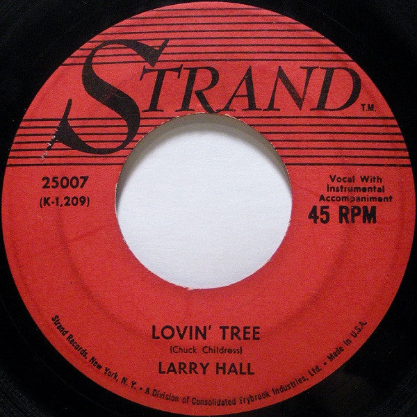 Larry Hall (3) : Sandy (7", Single, Glo)