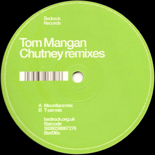 Tom Mangan : Chutney Remixes (12")