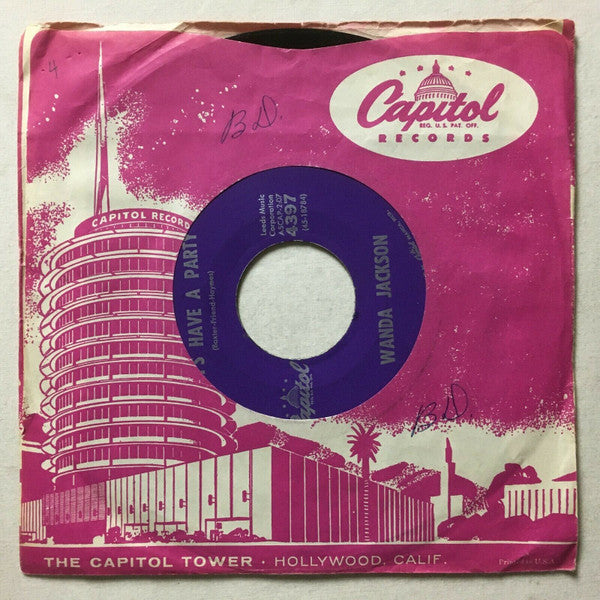 Wanda Jackson : Let's Have A Party / Cool Love (7", Single)
