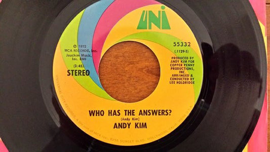 Andy Kim : Who Has The Answers? (7")