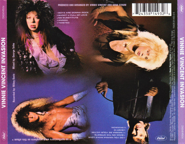 Vinnie Vincent Invasion : Vinnie Vincent Invasion (CD, Album, RM)