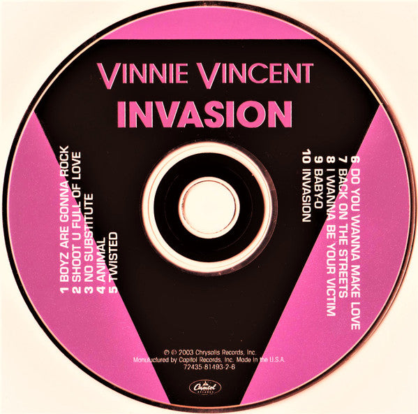 Vinnie Vincent Invasion : Vinnie Vincent Invasion (CD, Album, RM)