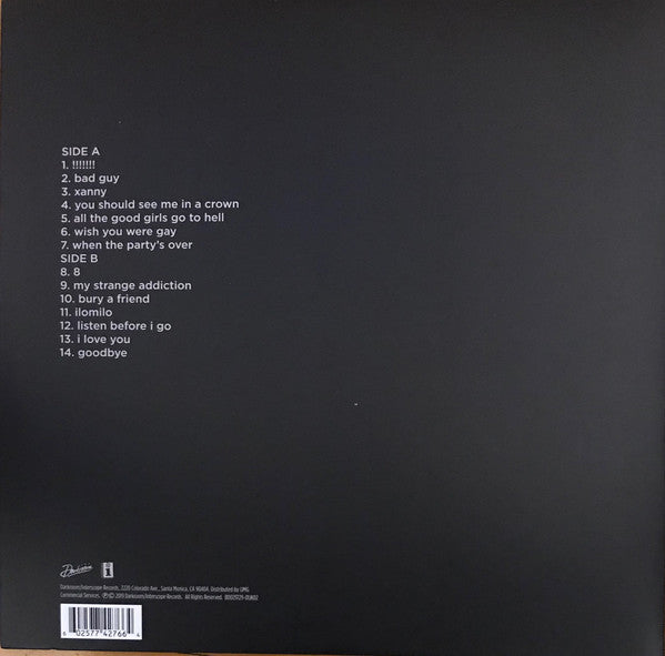 Billie Eilish : When We All Fall Asleep, Where Do We Go? (LP, Album, Apr)