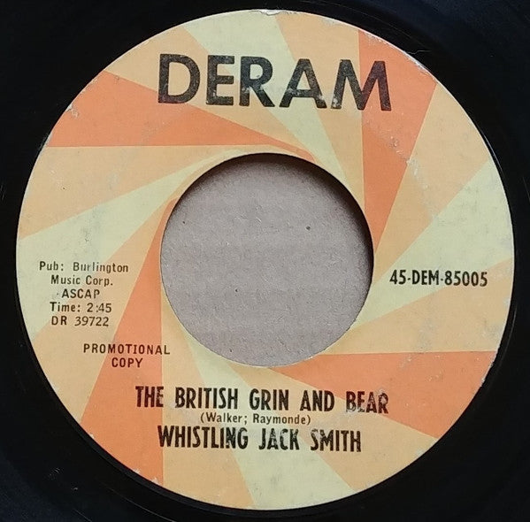 Whistling Jack Smith : I Was Kaiser Bill's Batman / The British Grin And Bear (7", Single, Promo)