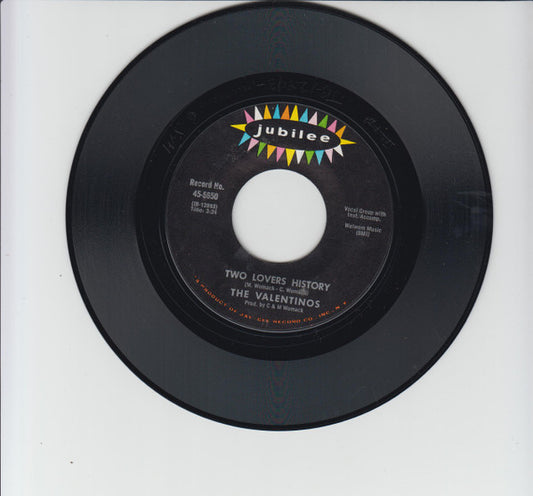 Valentinos : Two Lovers History / You've Got The Kind Of Love That's For Real (7", Single, Styrene)