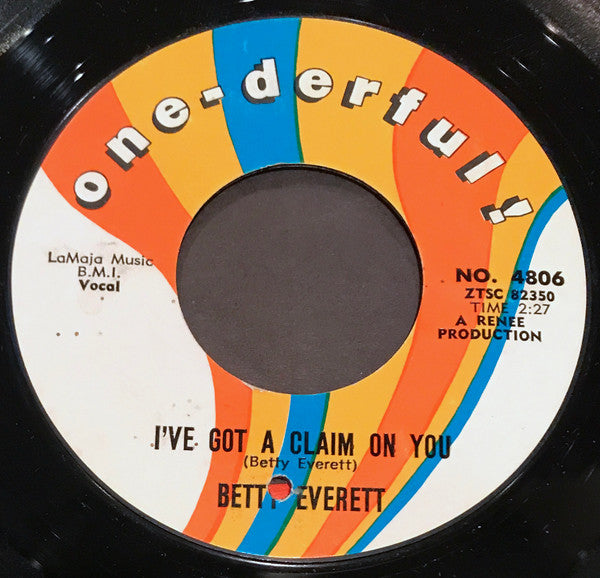 Betty Everett : I've Got A Claim On You (7", Single)