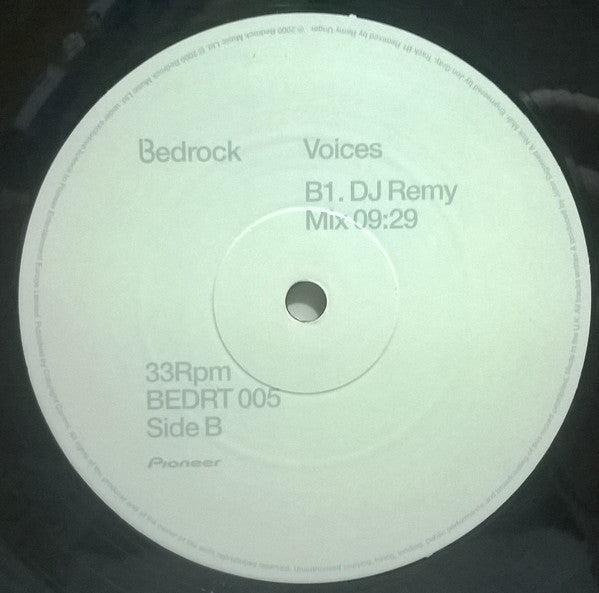 Bedrock : Voices (Part 1) (12")