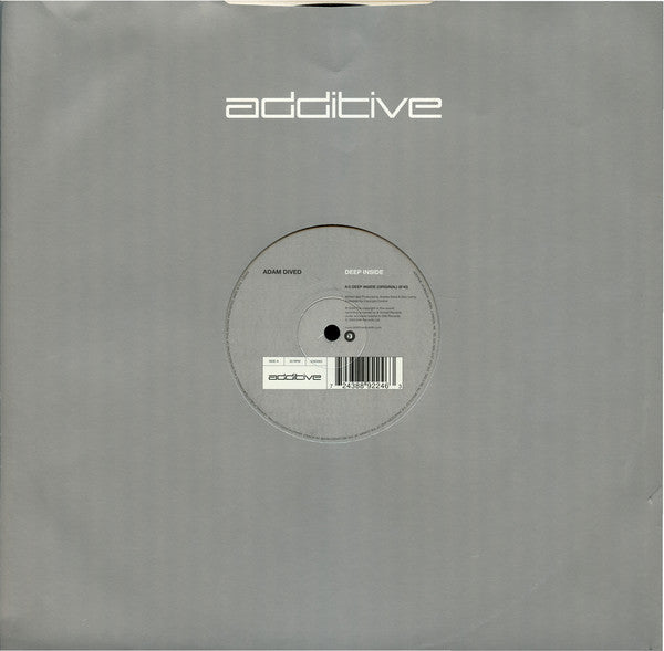 Adam Dived : Deep Inside (12")