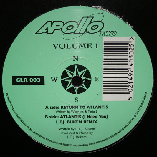 Apollo Two : Volume 1 (12")
