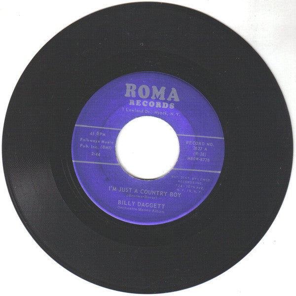 Billy Daggett : Tangerine / I'm Just A Country Boy (7", Single)