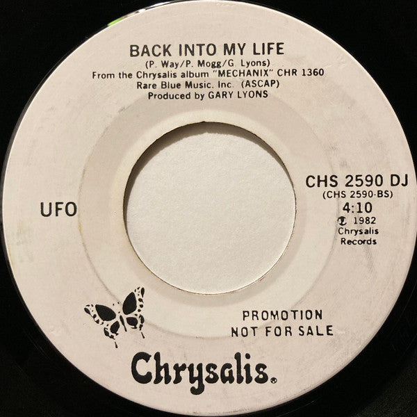 UFO (5) : Back Into My Life (7", Single, Promo)