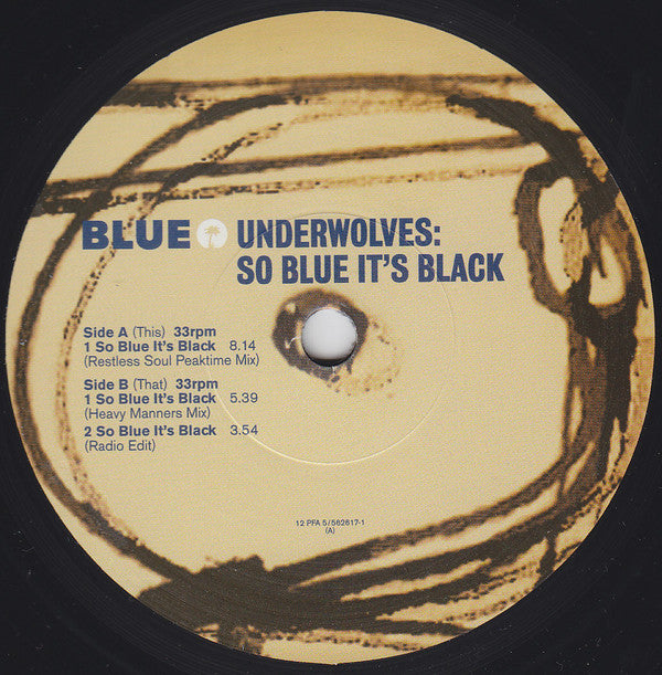 Underwolves* : So Blue It's Black (12")