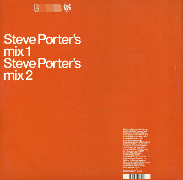 Amber : Anyway (Steve Porter's Unreleased Mixes) (12")