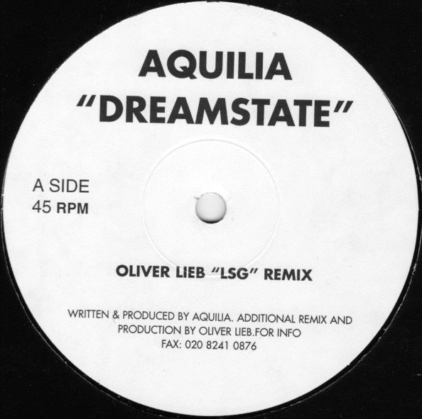 Aquilia : Dreamstate (12", Promo)