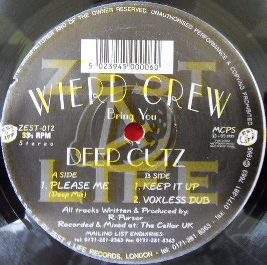 Wierd Crew : Bring You Deep Cutz (12")