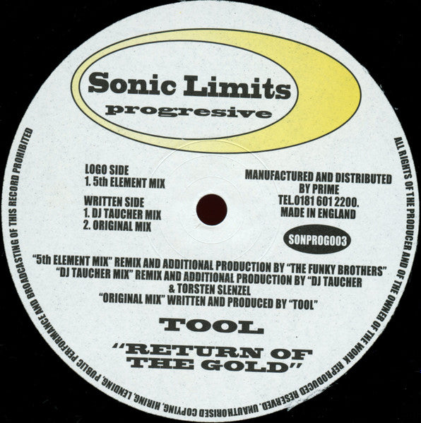 Tool : Return Of The Gold (12")