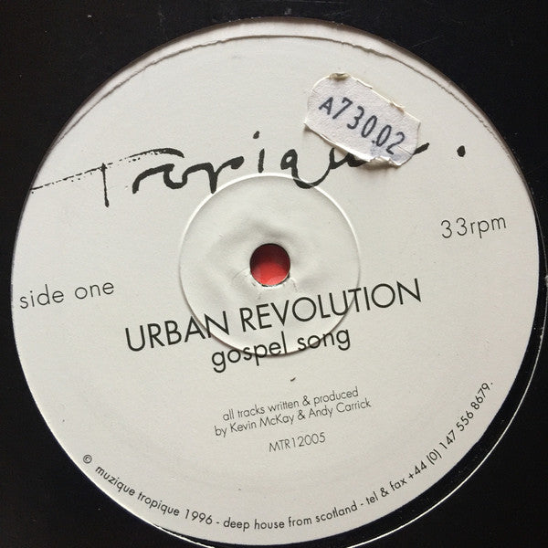 Urban Revolution : Gospel Song / Back 2 Black (12")