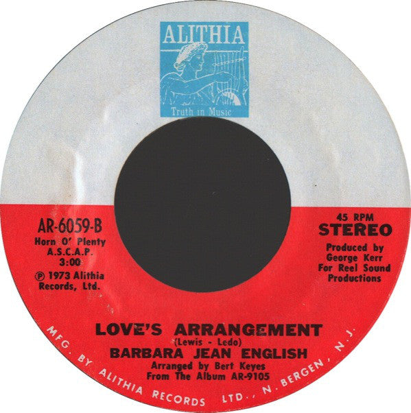 Barbara Jean English : Comin' Or Goin' (7", Single)