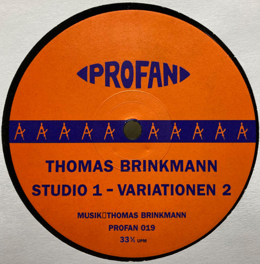 Thomas Brinkmann : Studio 1 - Variationen 2 (12")