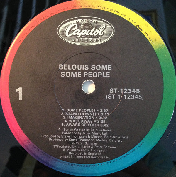 Belouis Some : Some People (LP, Album, Jac)
